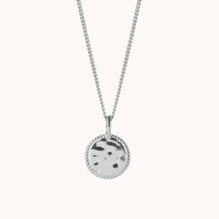Mini Sun Necklace Silver